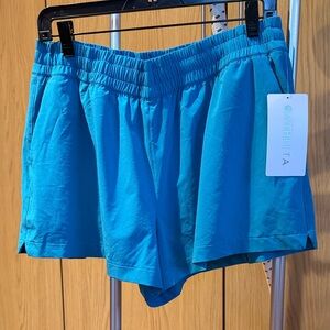 Athleta Women's Vibrant Blue Athletic Weejender Run Shorts